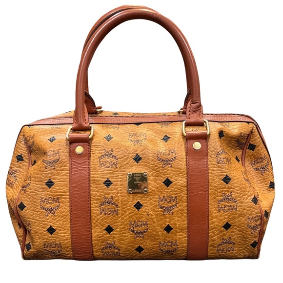 MCM Handbags - MCM Vintage Authentic Visetos Boston Bag